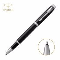 派克(PARKER)IM 纯黑丽雅白夹宝珠笔 黑色