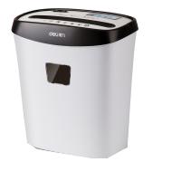 得力 14450 小型碎纸机 个人桌面迷你电动粉碎机 家用办公碎纸机 A4落地式电动碎纸机