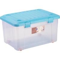 健安60L翻盖整理箱（透明）JA-1333-A