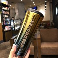 星巴克吸管杯不锈钢樱花限量款