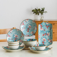 菲米生活(PHMI)倾城花恋陶瓷餐具套装 FM-TC1910