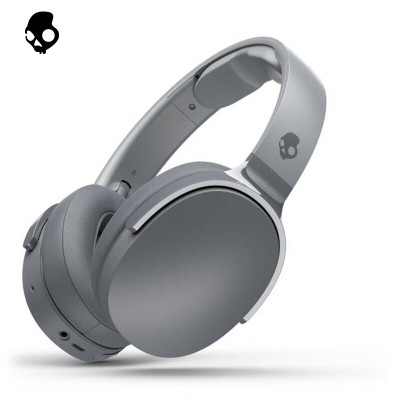 斯酷凯蒂(Skullcandy)HESH 3 WIRELESS 头戴式重低音游戏耳机 无线蓝牙语音耳麦 浅灰色