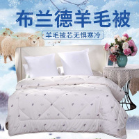 水星家纺 布兰德羊毛被 10个起订