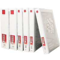 齐心(comix)A0230 易展示美式三面插袋文件夹 A4 2寸 4孔 D型 白色齐心 A0230