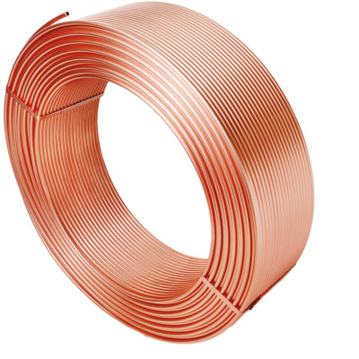 帮客材配 豫七星 家用空调铜管(∮6*0.6mm) 木轮包装 120(±2)KG/盘金色