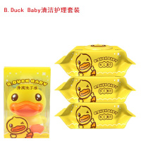 B.Duck Baby清洁套装净润洗手液+B.Duck Baby手口湿巾三包80片