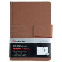 齐心(COMIX) C5835 磁扣皮面 笔记本 25K 146张 棕色