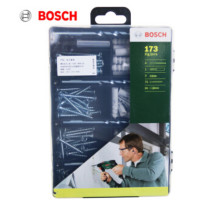 博世(BOSCH)173支安装固定套装含石工钻头批头膨胀螺丝电动工具配件 173支安装固定套装 2607019511