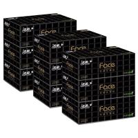 洁柔(C&S) JH088-02 盒巾 Face黑136抽X3层