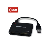 飚王 SCRM025 机器人3代 多合一 SSK读卡器 多功能读卡器 (单位:个) 黑色