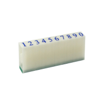 亚信 活字印数字组合号码印S-3 号码印字母数字组合印章 046