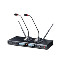 得胜UHF无线会议麦克风 TS-8807TT （一拖二）