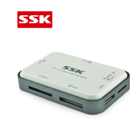 飚王 SCRM056 金属高速 USB3.0 多功能读卡器 (单位:个) 白色