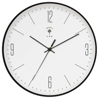 北极星(POLARIS)挂钟 静音金属烤漆石英钟 圆形12英寸 BW12008