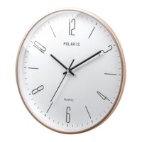 北极星（POLARIS）现代北欧美式静音石英钟挂表 2772 香槟金