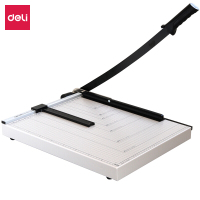 得力deli8012钢质切纸机切纸刀裁纸刀裁纸机460mm380mm