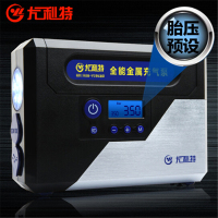 尤利特 303智能数显预设胎压车载充气泵 银色