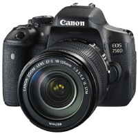 佳能(Canon)EOS 750D单反套机(含相机背带、镜头、充电器)