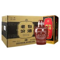 汾酒 白酒 老白汾10年53度 清香型 475ml*6瓶 整箱