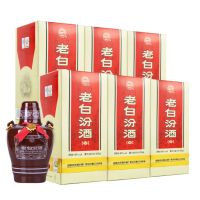 汾酒杏花村 清香型白酒 45度十年老白汾酒(10年) 475ml*6瓶 整箱