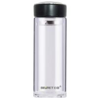 [苏宁自营]伯雷 YS-1805 雅士双层厚底玻璃杯 320ML(个)