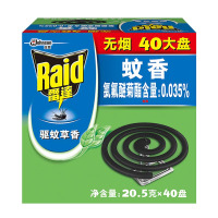 J雷达(Raid) 蚊香 驱蚊草香型 盘香40盘/盒(盒)