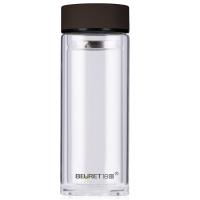 [苏宁自营]伯雷 YS-1801 雅士双层厚底玻璃杯320ML(个)