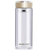 [苏宁自营]伯雷 YS-1802 雅士双层厚底玻璃杯320ML(个)