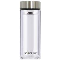 [苏宁自营]伯雷 YS-1804 雅士双层厚底玻璃杯 320ML(个)