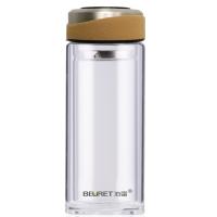 [苏宁自营]伯雷 YS-1808 雅士双层厚底玻璃杯320ML(个)