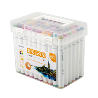 晨光(M&G) 双头马克笔 48色 APMV0903 办公学习涂色 手绘设计填色绘画彩笔 彩色马克记号笔