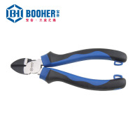 Booher2101306双色CrV强力偏心斜嘴钳6"