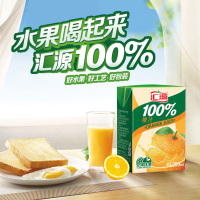汇源 100%橙汁 果汁饮料 200ml*24盒