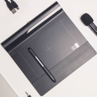 J汉王 Q先锋+语音版 手写板 无线电脑写字板老人手写板数位板输入板