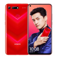 华为/荣耀V20 胡歌同款手机全网通 8GB+128GB 高配版 魅丽红 移动联通电信4G全面屏手机 双卡双待