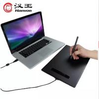 J汉王 0906 手写板黑色 压感电磁压感式电脑写字板绘画板USB2.0