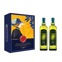 阿茜婭(AGIA)特级初榨橄榄油尊享礼盒2瓶750ML特级橄榄油