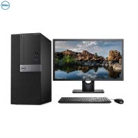 戴尔(DELL)OptiPlex3050MT 商用台式电脑 19.5英寸显示器(酷睿I3-7100 8G 1TB+128G固态 2G独显 DVDRW Win10)商用办公 家用娱乐