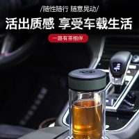 森克茶之恋茶水分离泡茶杯双层玻璃便携过滤旅行茶叶杯子男士高档水杯