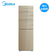 美的(Midea)249升双门智能控温冰箱BCD-249WGM