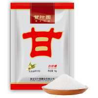 甘汁园 白砂糖 1kg 甘蔗优质细白糖砂糖烘焙原料 大袋装