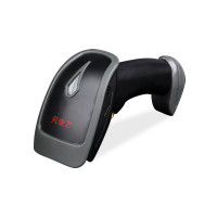 康艺(KANGYI) HT-101W条码扫描枪 扫描器 超市条码无线一维激光USB接口扫描枪 黑色