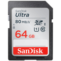 闪迪(SanDisk)64GB C10 至尊高速版 读速80MB/s SD存储卡