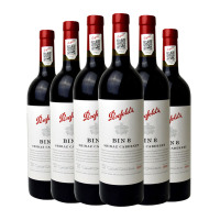 澳洲原瓶进口 奔富BIN8赤霞珠设拉子干红葡萄酒整箱750ml*6瓶