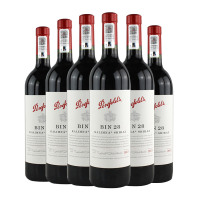 澳洲进口红酒 奔富BIN28设拉子干红葡萄酒整箱750ml*6瓶