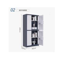 J今丰 ZWT-03 办公保密文件柜银色高1.8米1850分体电子密码指纹锁ZWT-03