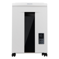 得力(deli)T601碎纸机(灰色)5级保密安全办公家用颗粒粉碎机16L电动静音大功率文件纸张电动粉碎机
