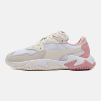 PUMA彪马女鞋2019新款Storm复古面休闲鞋老爹鞋运动鞋369770 36977004粉米色+彪马白