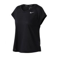 [自营]NIKE耐克女装短袖T恤吸汗透气宽松跑步圆领上衣AJ6485 L AJ6485-010黑+反光银