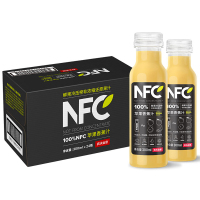 农夫山泉 NFC果汁饮料 100%NFC苹果香蕉汁300ml*24瓶整箱装